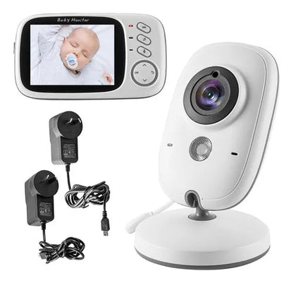 Baby Monitor Gadnic BEB00039 – Cámara con Visión Nocturna, Pantalla 3.2", Comunicación Bidireccional y Detector de Temperatura