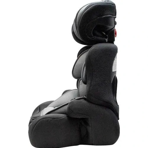 Butaca Booster Avanti Eximia Plus – Grupo 1/2/3, 9 a 36 kg, Convertible con Respaldo y Arnés de 5 Puntos, Color Negro/Gris Claro