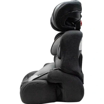 Butaca Booster Avanti Eximia Plus – Grupo 1/2/3, 9 a 36 kg, Convertible con Respaldo y Arnés de 5 Puntos, Color Negro/Gris Claro